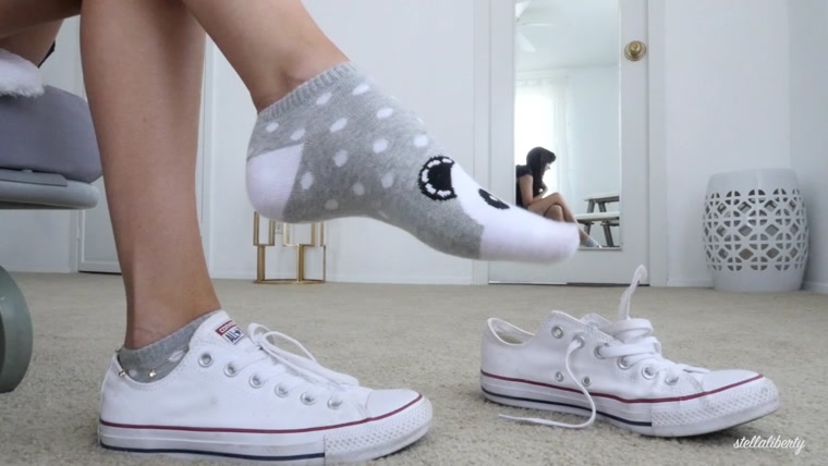 Stella Liberty - Stinky Converse and Socks JOI