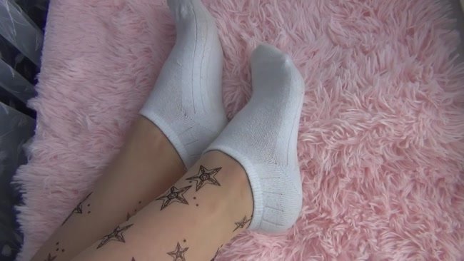 KRISTINA KOT - White Socks and Pantyhose