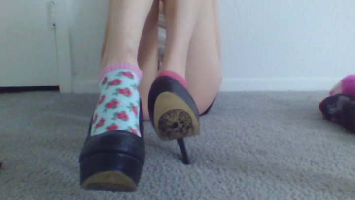 Princess Cica - High Heels with Mismatched Socks