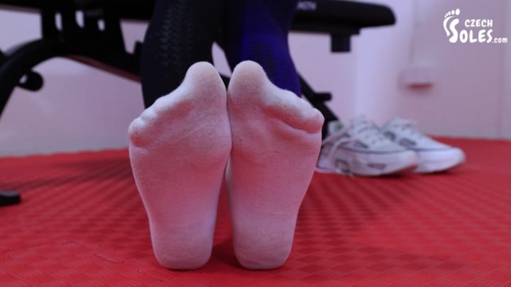 Czech Soles - POV Gym Perv Has To Smell Her Sweaty Socks
