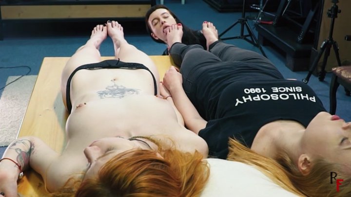 RFStudioProduction - Alla, Aksinja and Ariel and Foot Fetish Stone